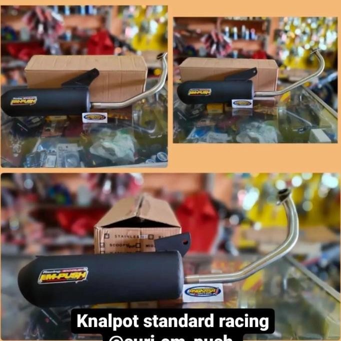 Spesial Knalpot Standar Racing Empush Beat Mio Genio Scoopy Vario Dll Em-Push