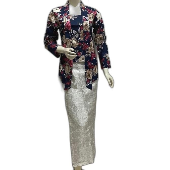 Atasan Kebaya Kutubaru Bunga/ Kutubaru Lurik Modern/ Kutubaru Jumputan Motif Bunga/ Kutubaru Bali DS