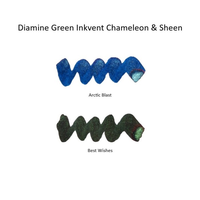

Diamine Inkvent Green Edition - Chameleon and Sheen (50ml)