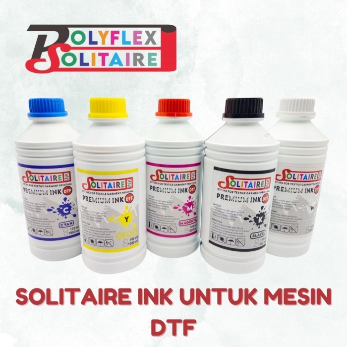 

Tinta Ink Warna CMYK Untuk Mesin DTF 1L