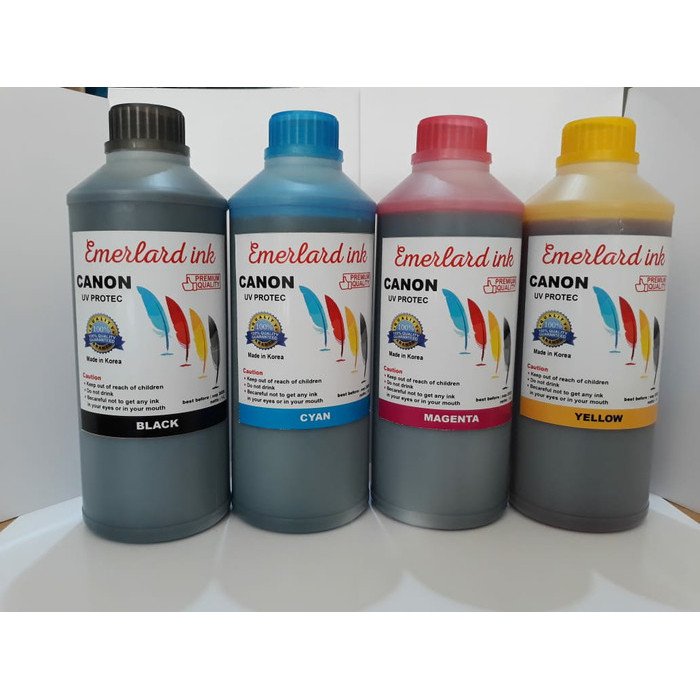 

PROMO PAKET TINTA ISI ULANG CANON 1 LITER HARGA SET 4WARNA
