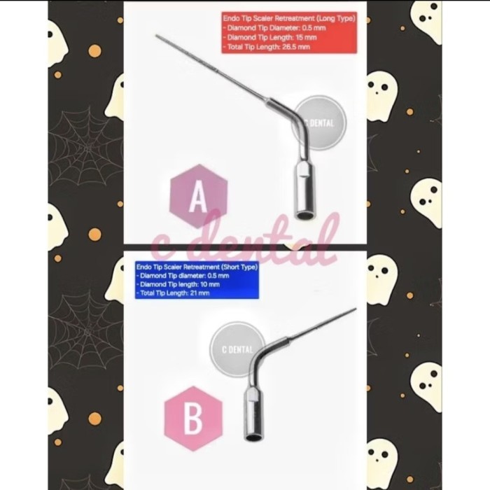 Endo Tip Scaler Retreatment Obturation Root Canal