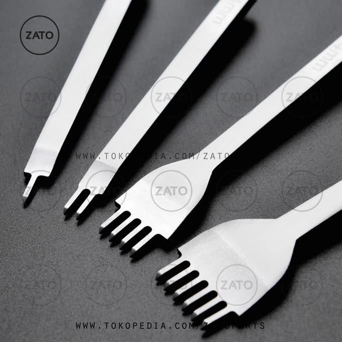 

Terlaris Stitching hole punch 1set isi 4 pcs | prong | leather tools SALE