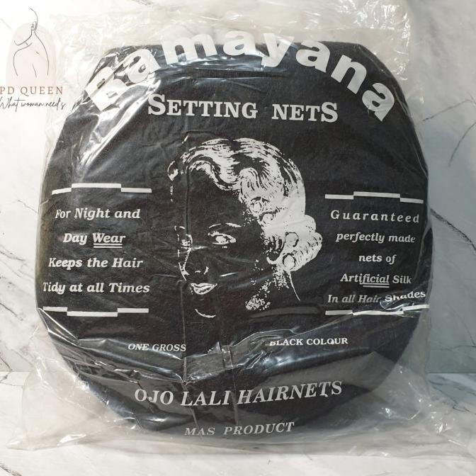hairnet / jaring rambut ramayana /jala sanggul/setting nets isi 144pcs termurah