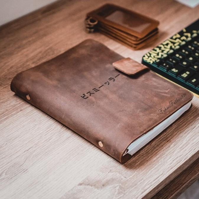 

Buku Agenda BINDER A5 Cover Kulit - Paul Model v3 *GRATIS GRAFIR*