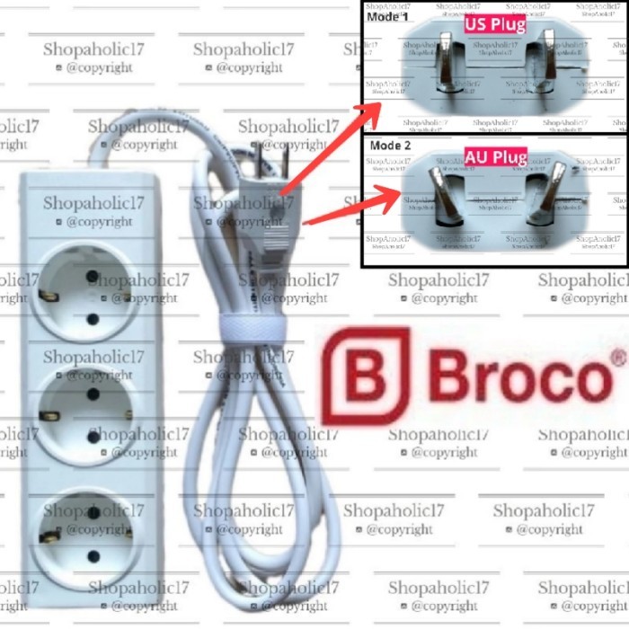Travel Stop Kontak Colokan Listrik Plug Steker Jepang Japan Usa