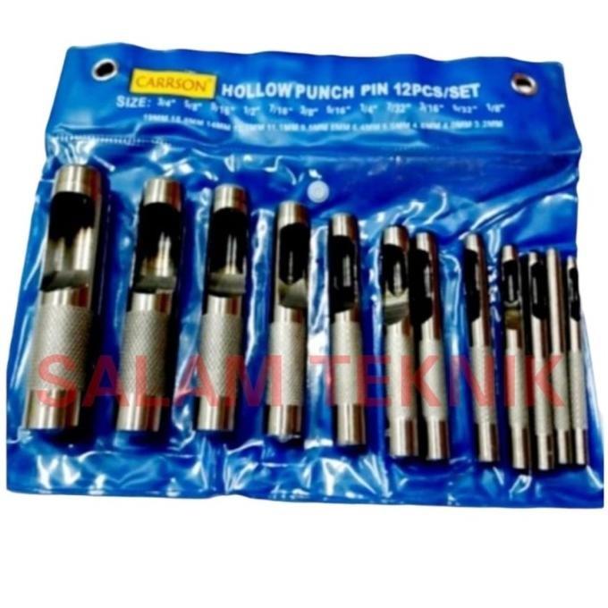 

Terlaris Plong Kulit Set 12pc (1/8 - 3/4") Carrson SALE