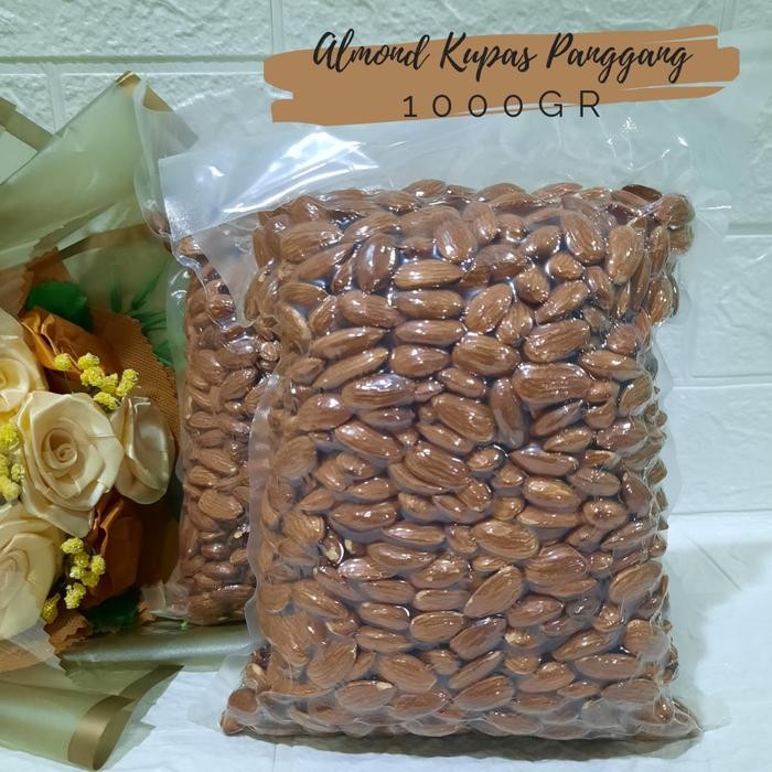 

BARANG TERLARIS ALMOND KUPAS PANGGANG PREMIUM 1KG