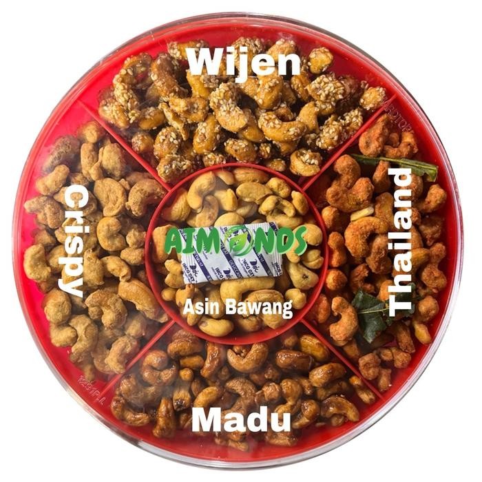 

BARANG TERLARIS MEDE TRAY 5 RASA PREMIUM (AIMONDS SNACKS)