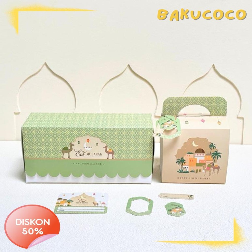 

5 Set Box Tenteng Chana 27.5X9.5X13Cm Box Lebaran Idul Fitri 3 Toples 500/600/800Ml Mr1 Terlaris! Produk Ini Banyak Dicari