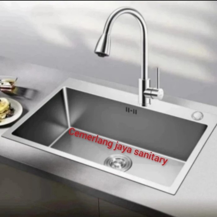 Kitchen Sink Valpra Stainless 7545/Bak Cuci Piring Kotak Minimalis