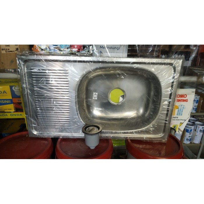 BAK CUCI PIRING/ KITCHEN SINK SAKURA MEDIUM 45 X 80 CM