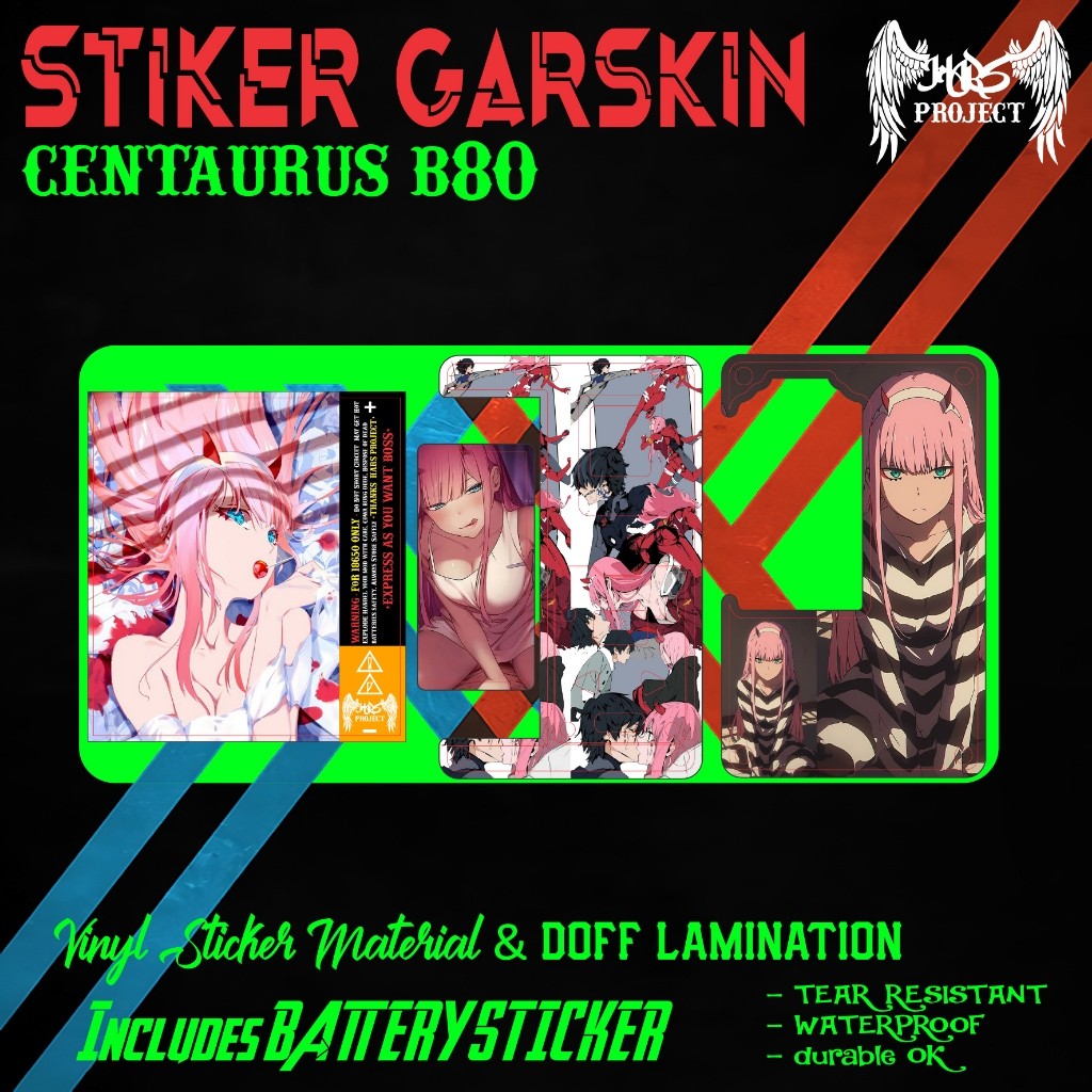 

Premium Cut - Stiker Inner Zero Two Darling In The Franxx Type 6 Garskin Stiker / Case Custom Terlaris 2PCS/ Fullbody