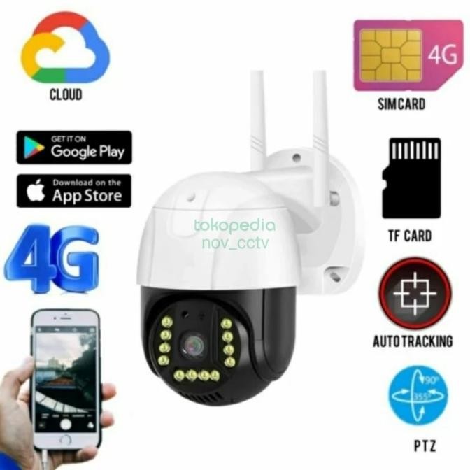 Camera outdoor 4G sim card cctv wireless waterproof PTZ CCTV