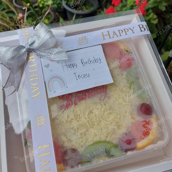 

Grosir Salad Buah Full Topping Bisa Custom Hampers