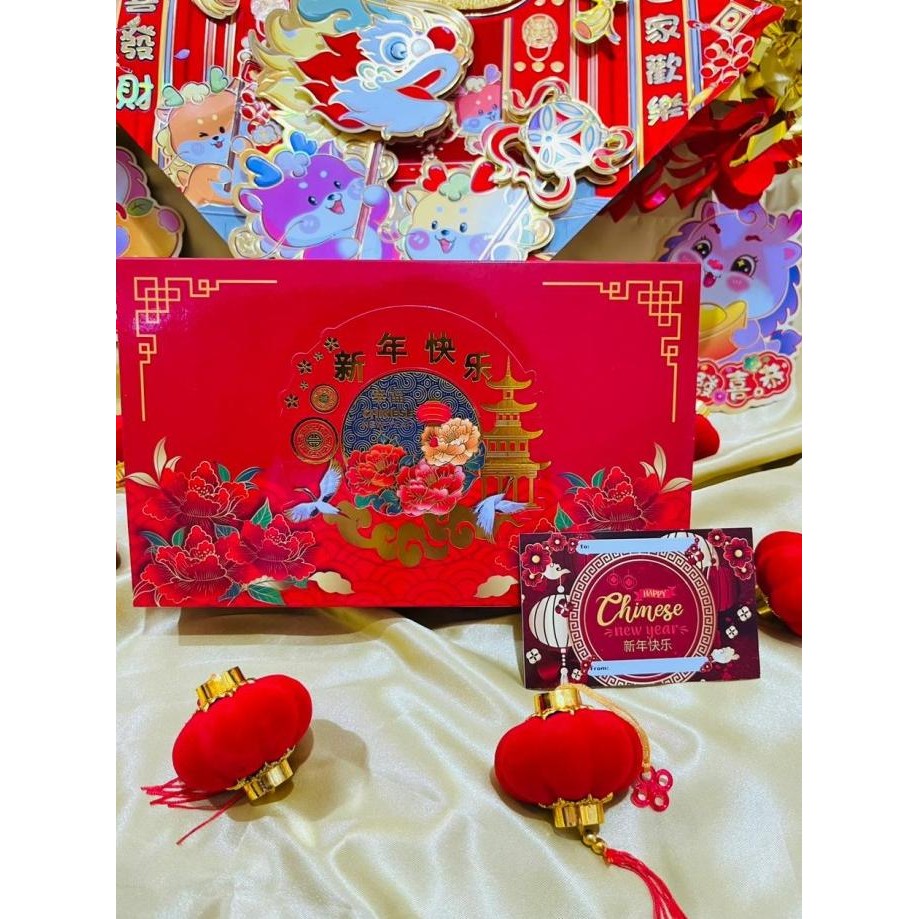 

Sale Hampers Parcel Imlek Chinese New Year Premium Cookies Isi 3 Jar Ready