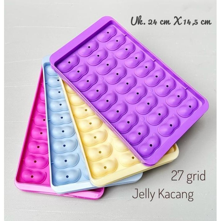 Kualitas terbaik] Cetakan Jelly Kacang Peanut Mini Plastik Food Grade Permen Coklat Puding Jelly Jel