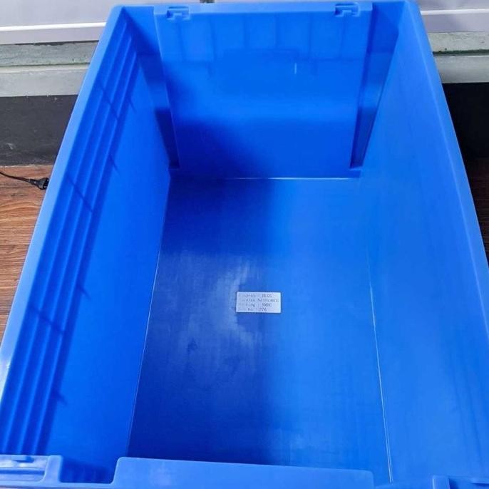 Box Container Plastik Gudang Kotak Penyimpanan Barang Tanpa Tutup Logistik Industri 1 Pcs Serbuoffic