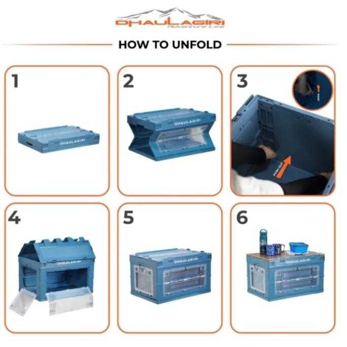 Box Lipat Container Penyimpanan Camping Dhaulagiri Storage Box 65 L Serbuofficialstore
