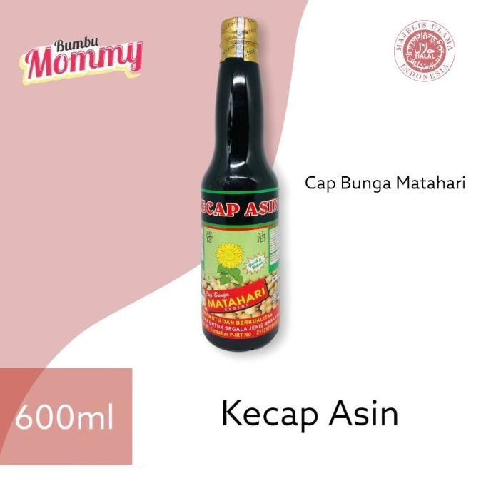 

kecap asin 600ml | halal | cap bunga matahari termurah