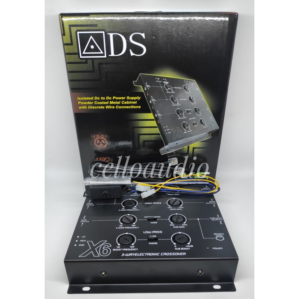 CROSSOVER AKTIF ADS X6 3 WAY CROSSOVER MOBIL ADS X6