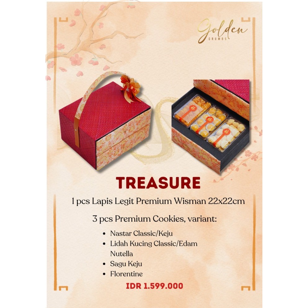 

PROMO !!! SALE TERLARIS TREASURE HAMPERS - CNY HAMPERS PREMIUM READY