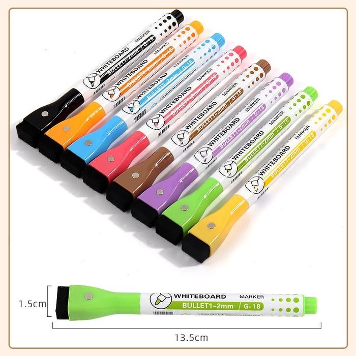 

TERBARU SPIDOL WIPE AND CLEAN/COLOR WHITEBOARD MARKER/SPIDOL WARNA WHITEBOARD DENGAN PENGHAPUS -