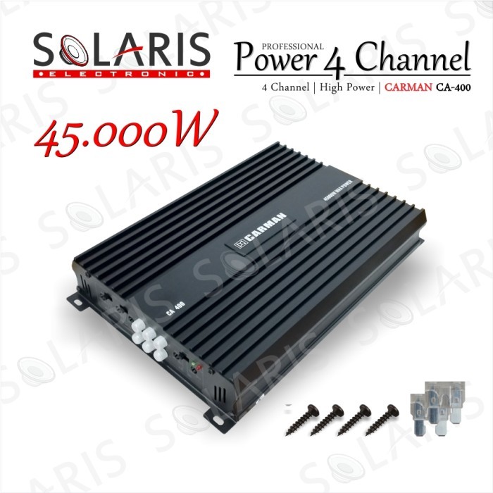 BISA SPK POWER MOBIL MURAH 4 Channel 8000 Watt CARMAN CA-400