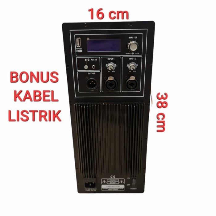 PROMO Mesin aktif/Power Kit Active model HUPER DENGAN FITUR PROSESOR DSP - h