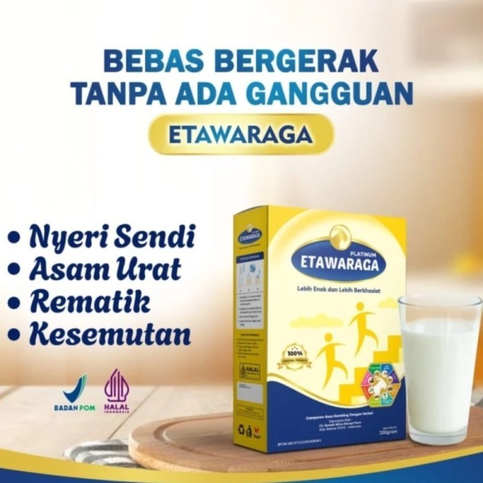 

ORIGINAL Susu Kambing Etawa Platinum Etawaraga 200gr - Solusi Alami Untuk Tulang Dan Sendi PREMIUM