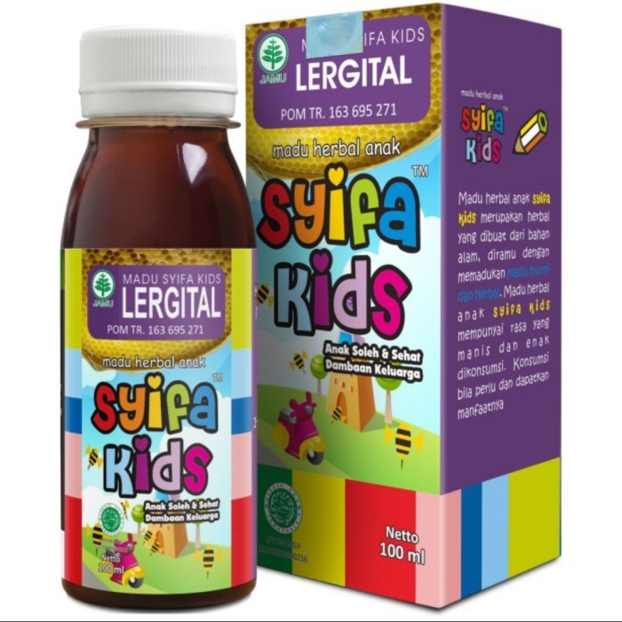 

ORIGINAL Madu Anak Syifa Kids LERGITAL / Alergi Dan Gatal PREMIUM