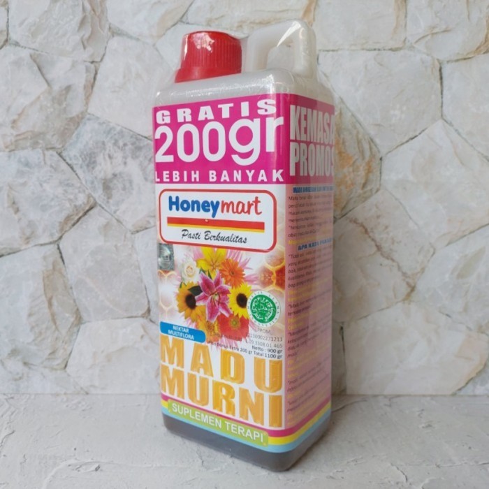 

ORIGINAL Madu Murni Multiflora Hiu Honeymart 900 Gram PREMIUM