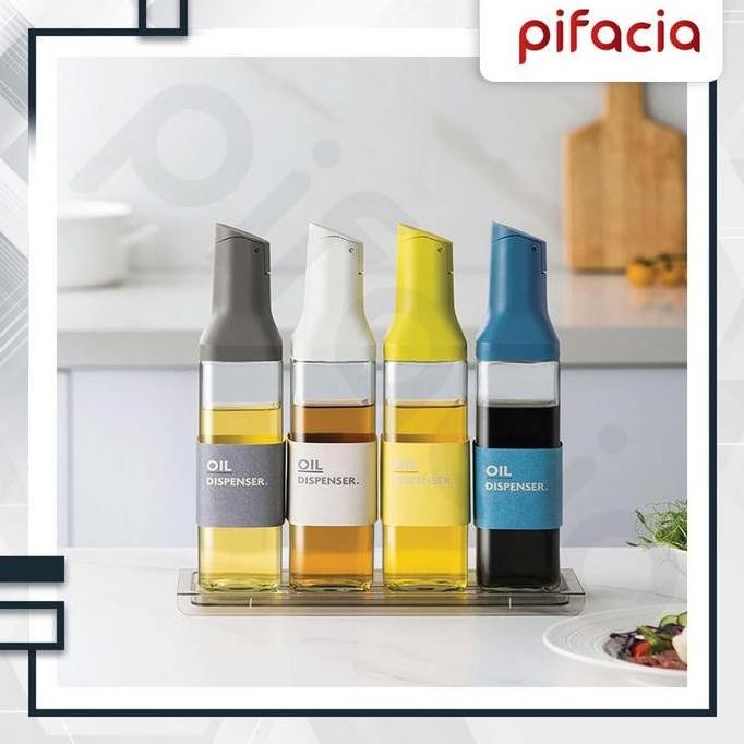 

pifacia botol minyak kaca aesthethic penyimpanan kecap saus minimalis dispenser botol serbaguna termurah