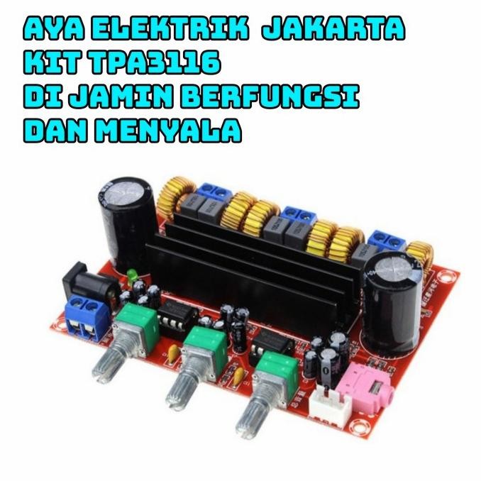 POWER AMPLIFIER CLASS D SUBWOOFER 2.1 TPA3116D2 TPA3116 / KIT AMPLI ORIGINAL DAN TERPERCAYA