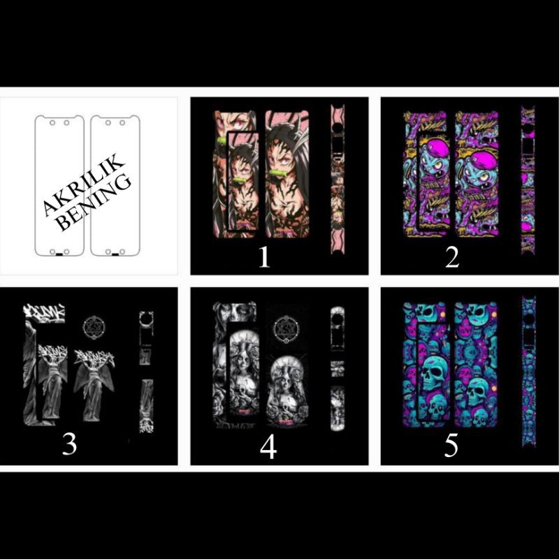 

Premium Cut - 1 Paket Stiker Garskin Stiker / Case Custom Terlaris 2PCS/ Fullbody