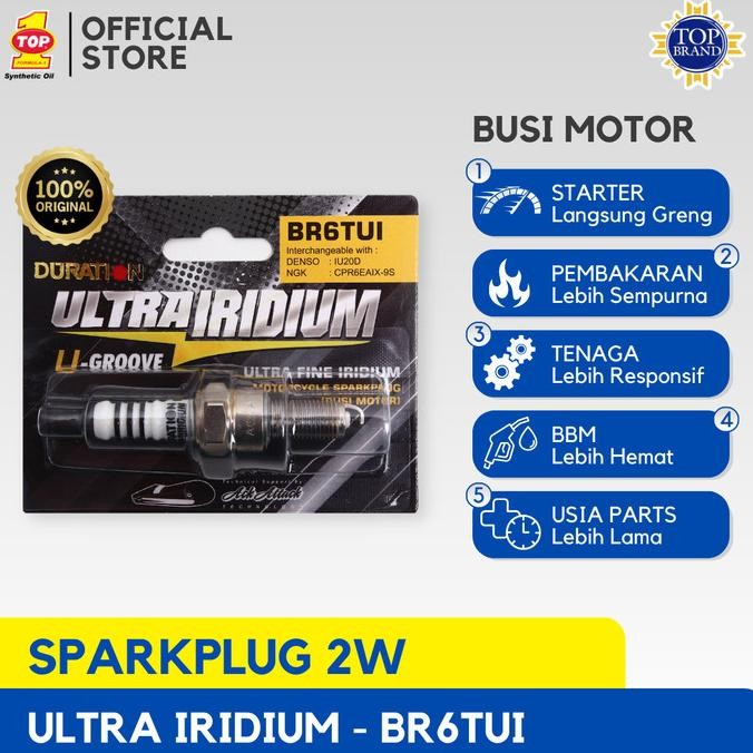 Busi Motor Iridium BR6TUI - Blade - PCX - Nmax - Aerox