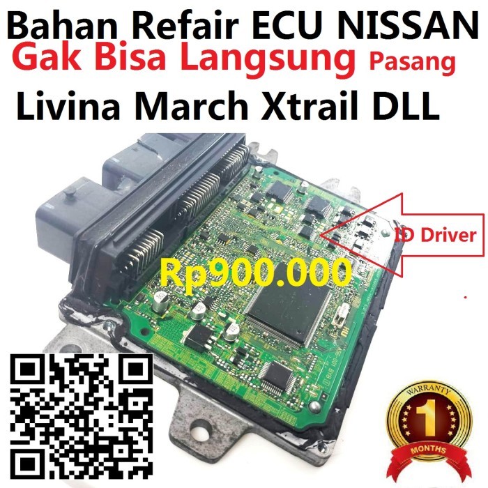 Bahan Ecu Nissan Iivina D16861GS March Evalia Xtrail nec ic driver ori