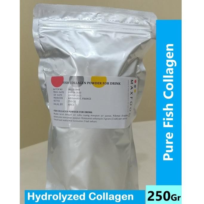 250 Gr - Pure Fish Collagen Peptides/BUBUK KOLAGEN IKAN/FISH COLLAGEN