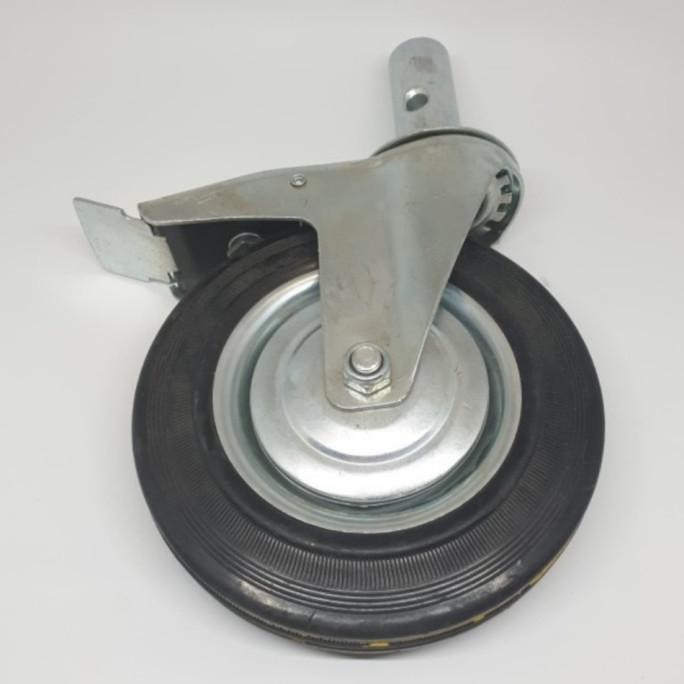 roda scaffolding karet 8 inch rem /roda steger