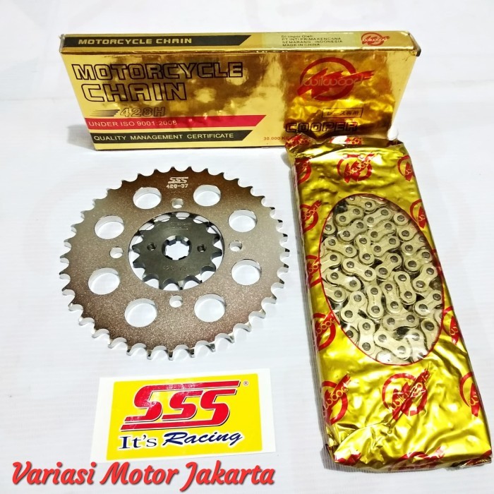 gear set SSS rante Wilwood RX King Jupiter MX 428 15 37 130 HSBT