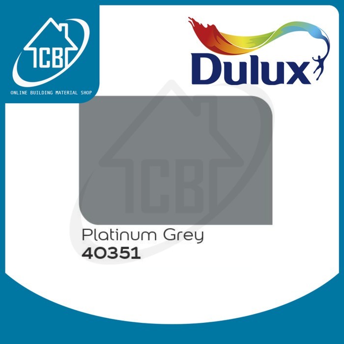 Terbaru Cat Tembok Dulux Platinum Grey 40351 - 2.5Ltr Best Seller