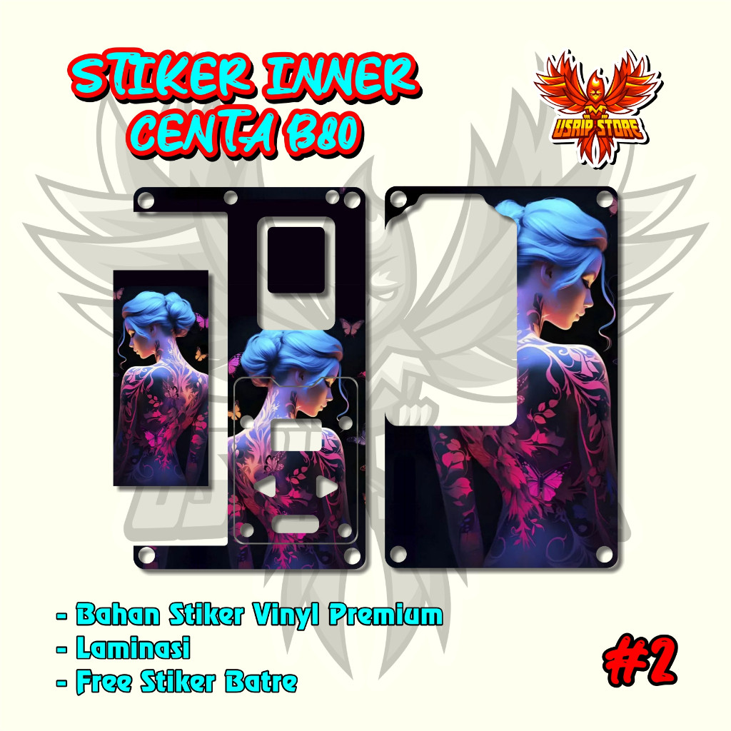 

Premium Cut - Stiker Centa B80 Part 1 2 Garskin Stiker / Case Custom Terlaris 2PCS/ Fullbody