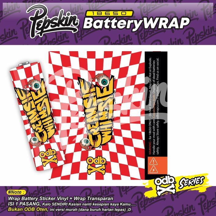 

Premium Cut - Stiker Wrap Batrei Krimsiwimsi Checker Red Garskin Stiker / Case Custom Terlaris 2PCS/ Fullbody