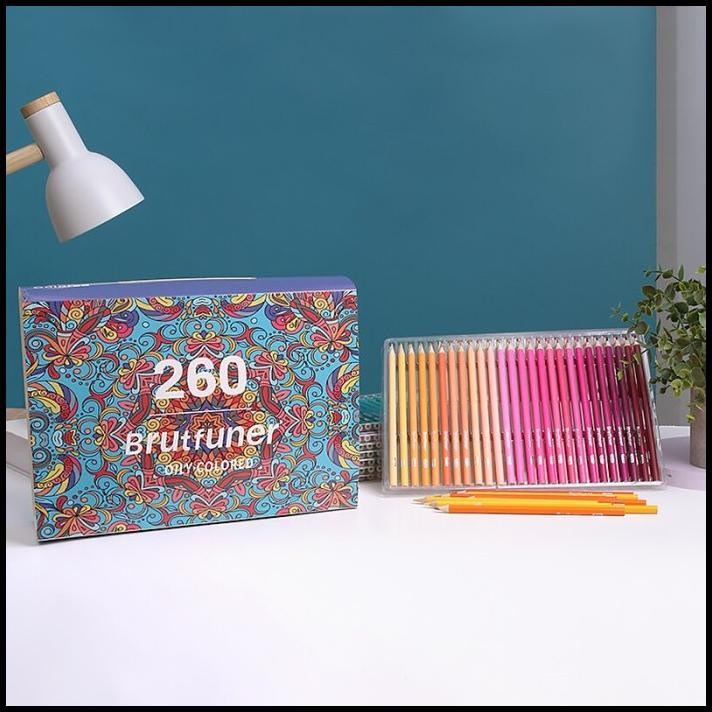 

260 Professional Oil Color Pencil Wood Colored Watercolor Pencils Draw