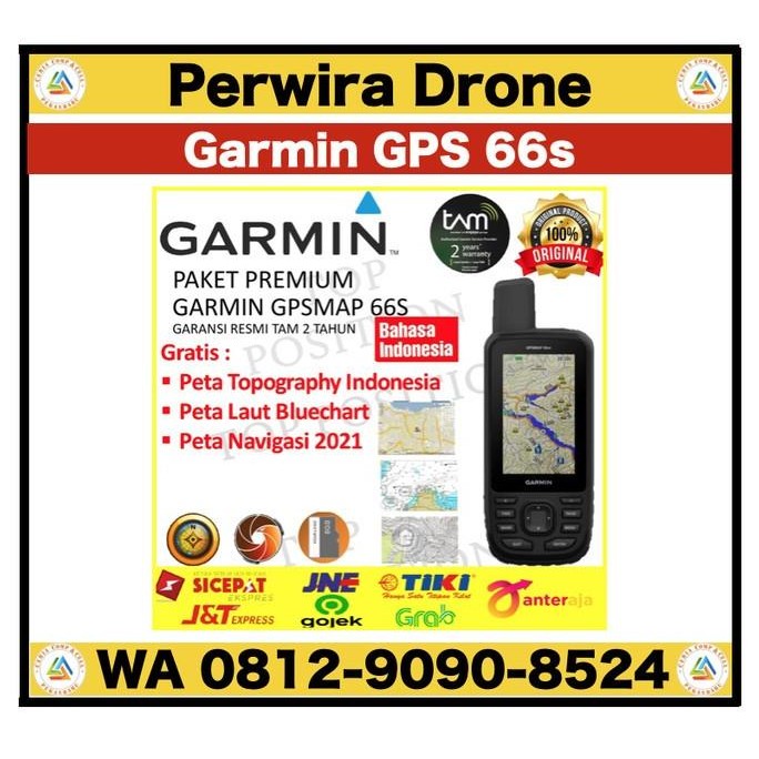 [PROMO][FREE ONGKIR] GARMIN GPSMAP 66s TERBARU PETA KONTUR TANAH PETA LAUT GARANSI RESMI [TERMURAH][