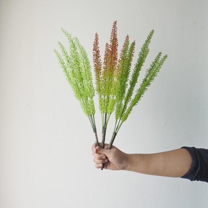 Terlaris Daun Artificial Ekor Tupai Plastik (D21019) SALE