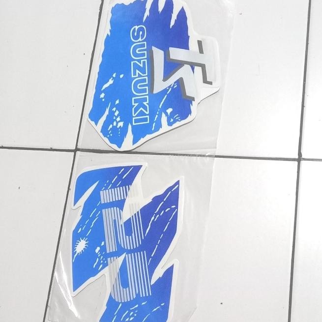 striping 1993-1994 ER Suzuki Ts125 striping ER BIRU Suzuki Ts125 striping ER Suzuki Ts125 stiker bod