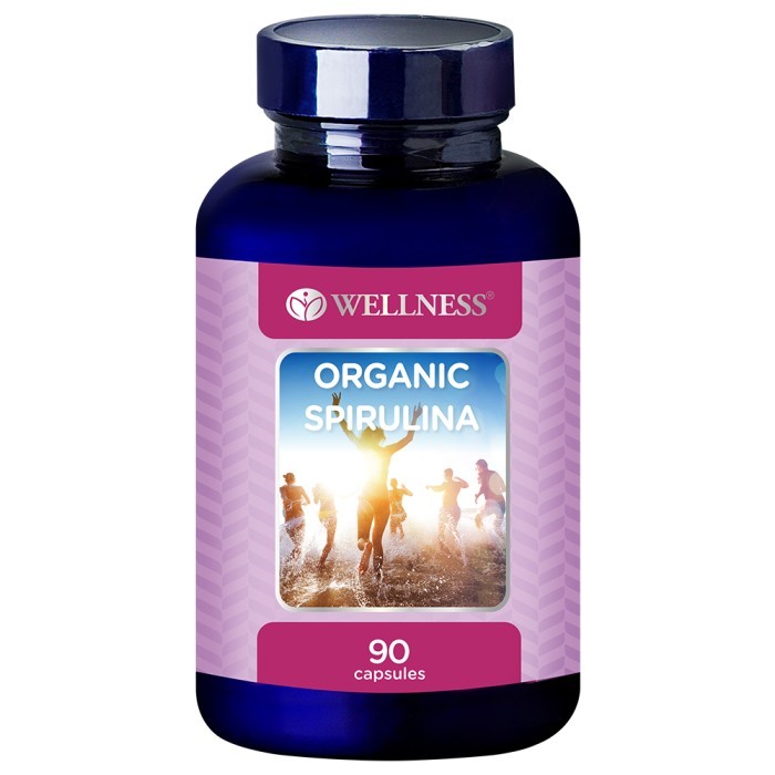 WELLNESS ORGANIC SPIRULINA 90 KAPSUL / SUPLEMEN ANTIOKSIDAN