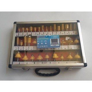 BISA TERMIN Mata Router Bit Set 35 pcs 12 mm Shank Mata Profil Woodworking Hobby