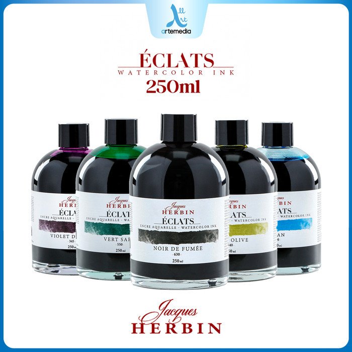 

TERBARU Herbin Eclats Watercolor Ink 250 ml Drawing Tinta Cat Air Kaligrafi 2 PROMO!